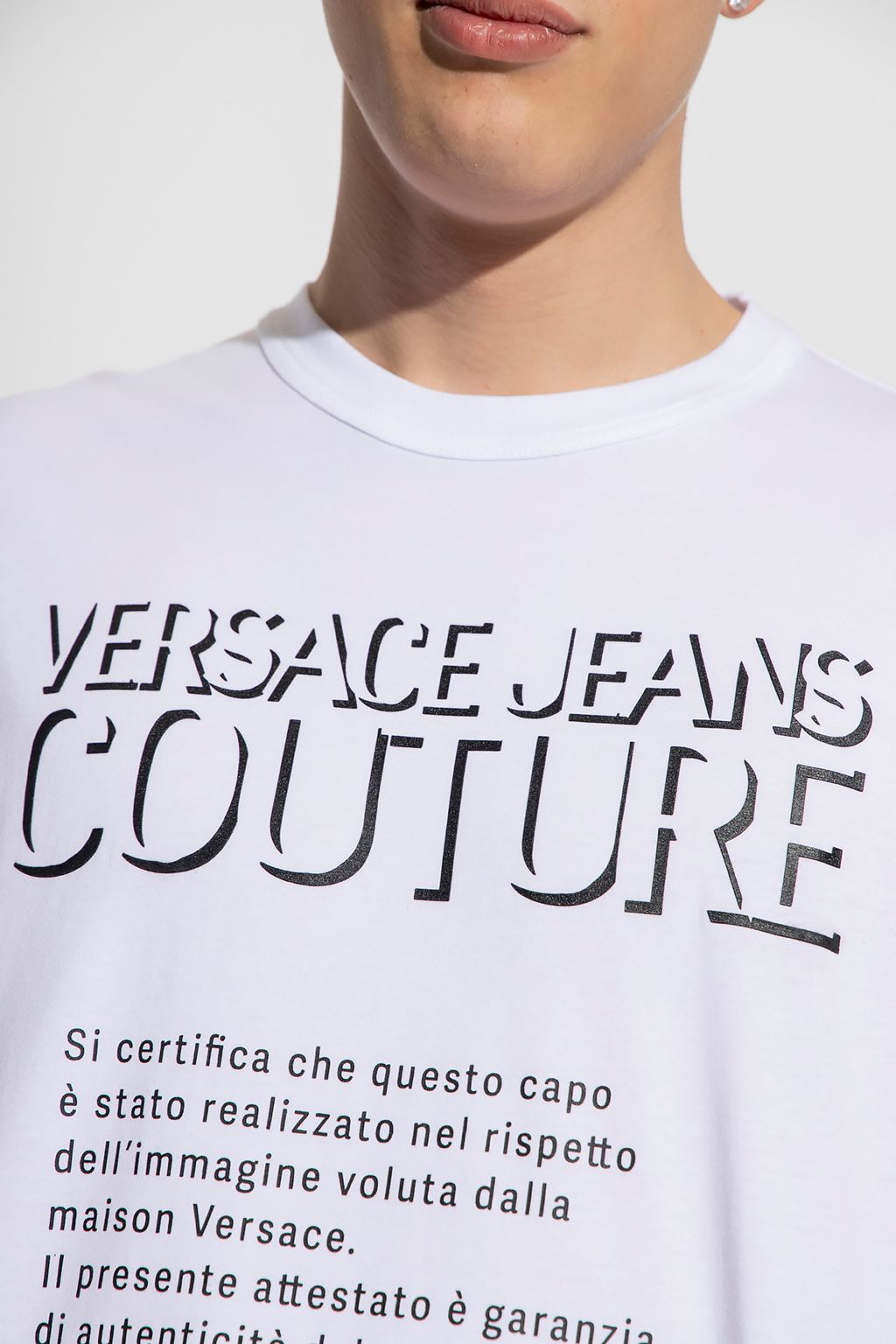 Versace Jeans Couture T-shirt with logo | Men's Clothing | Vitkac